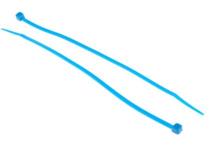 RS PRO Cable Tie, 200mm x 3.6 mm, Blue Nylon, Pk-250 [0]; 269-1744