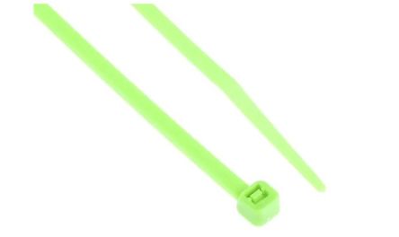 RS PRO Cable Tie, 203mm x 3.6 mm, Green Nylon, Pk-250 [0]; 269-1745