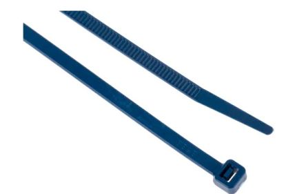 RS PRO Cable Tie, Metal Detectable, 203mm x 4.6 mm, Blue Metal Detectable, Pk-250 [0]; 269-1751