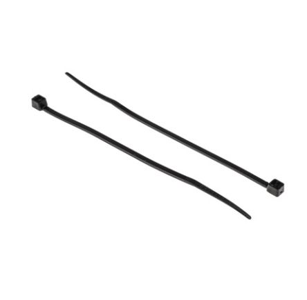 RS PRO Cable Tie, 250mm x 4.8 mm, Black Nylon, Pk-250 [0]; 269-1796