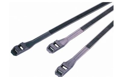 RS PRO Cable Tie, Double Locking, 760mm x 9 mm, Black Nylon, Pk-200 [0]; 269-1821