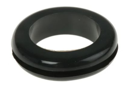 RS PRO Black PVC Cable Grommet for Maximum of 25mm Cable Dia. [0]; 269-1842