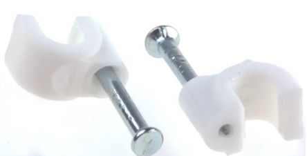 RS PRO White PE Rounded cable tie, 5mm Max. Bundle [0]; 269-1878