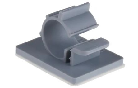 RS PRO Grey Nylon cable clamp, 10mm Max. Bundle [0]; 269-1892