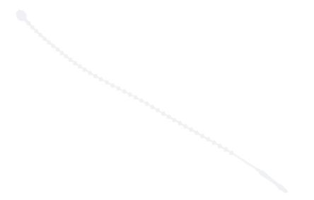 RS PRO Cable Tie, 143mm x 1.8 mm, White Nylon, Pk-500 [0]; 269-1900