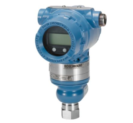 Rosemount 3051 Series Pressure Sensor, -1bar Min, 276bar Max, 4 → 20 mA, Hart Output, Absolute, Differential, [3051TG4A2B21BK8M5]; 269-1930