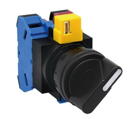 Idec Knob Selector Switch - (1NC) 22.3mm Cutout Diameter 2 Positions [HW1S-2T01]; 269-3019