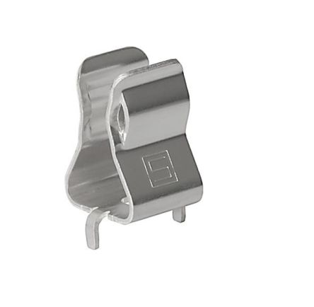 Schurter CSO Silver Plated Copper Alloy PCB Mount Fuse Clip for 10 x 38mm Fuse Clip Fuse [0751.0505]; 269-3796
