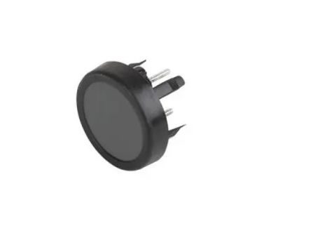 Schurter MCS 18 Front Series Black Momentary Push Button Head, 13mm Cutout, IP65 [1241.1104.7096]; 269-3800