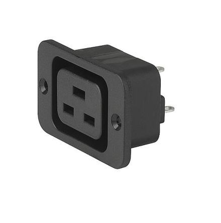 Schurter C19 Panel Mount IEC Connector Socket, 16A, 250 VAC [4797.3000]; 269-3827