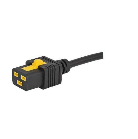 Schurter Straight IEC C19 Socket to Straight CEE 7/7 Plug Power Cord, 6m [6051.2123]; 269-3845