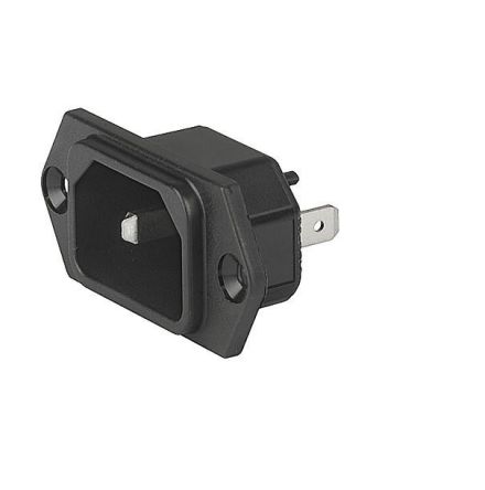Schurter C18 Panel Mount, Screw Mount IEC Connector Male, 10A, 250 VAC [6102.3300]; 269-3848