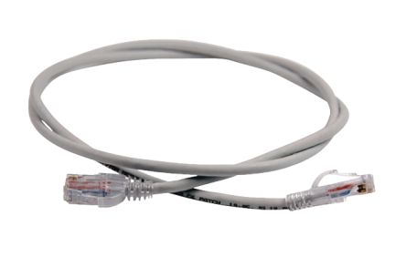 HellermannTyton Connectivity, 10m Cat6, Grey RJ45 to Male RJ45 Male, Unshielded, Unterminated LSZH Sheath [RJ45NGB-10.0MGY]; 269-5119