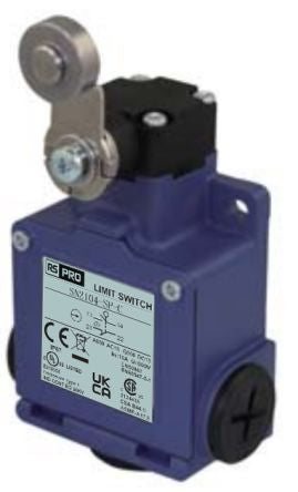 RS PRO Roller Lever Limit Switch, 1NC/1NO, IP67, SPDT, Die Cast Zinc Housing, 600V ac ac Max, 10A Max [0]; 269-5427
