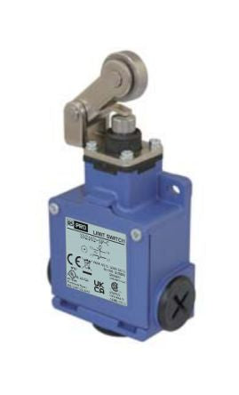 RS PRO Roller Lever Limit Switch, 1NC/1NO, IP67, SPDT, Die Cast Zinc Housing, 600V ac ac Max, 10A Max [0]; 269-5428