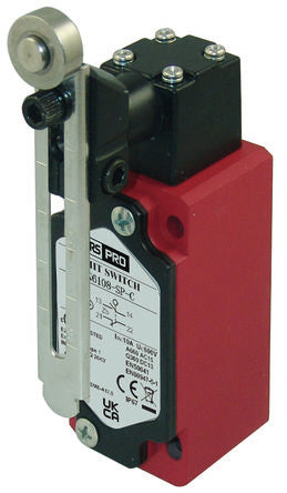 RS PRO Roller Lever Limit Switch, 1NO/1NC, IP67, SPDT, Die Cast Zinc Housing, 600V ac ac Max, 10A Max [0]; 269-5450