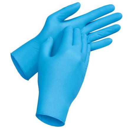 uvex Uvex U Fit Blue Powder-Free Nitrile Disposable Gloves, Size L [60962-L]; 269-5482