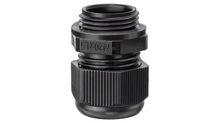 Siemens 3SX5691 Series Black Plastic Cable Gland, M20 Thread, 5mm min., 13mm max., IP67 [3SX5691-2A]; 269-7056