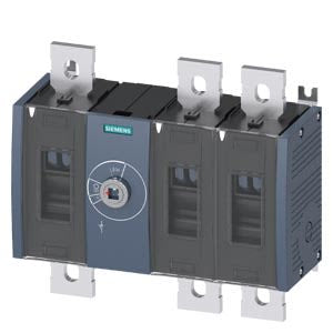 Siemens Switch Disconnector, 3 Pole, 500A Max Current, 500A Fuse Current [3KD4430-0QE20-0]; 269-8262