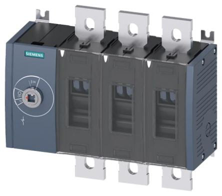 Siemens Switch Disconnector, 3 Pole, 800A Max Current, 800A Fuse Current [3KD4830-0QE10-0]; 269-8266