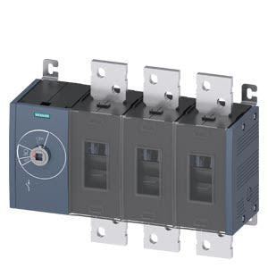 Siemens Switch Disconnector, 3 Pole, 1250A Max Current, 1250A Fuse Current [3KD5230-0RE10-0]; 269-8267
