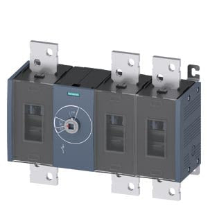 Siemens Switch Disconnector, 3 Pole, 1600A Max Current, 1600A Fuse Current [3KD5430-0RE20-0]; 269-8269