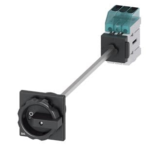 Siemens 3 Pole DIN Rail Isolator Switch - 63A Maximum Current, 22kW Power Rating, IP65 [3LD3448-0TK51]; 269-8276