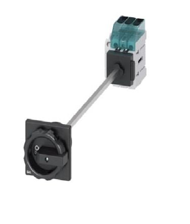 Siemens 3 Pole DIN Rail Isolator Switch - 63A Maximum Current, 22kW Power Rating, IP65 [3LD3448-1TL51]; 269-8282