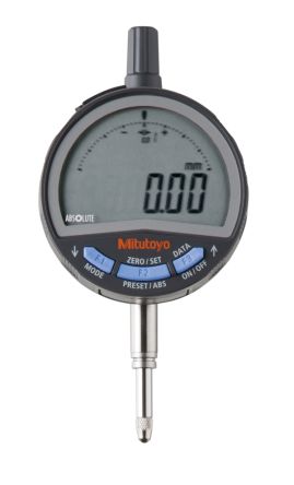 Mitutoyo 543-710BMetric Plunger Digital Indicator, 12.7 mm Measurement Range, 0.01 mm Resolution , 0.02 mm Accuracy [543-710B]; 269-8422