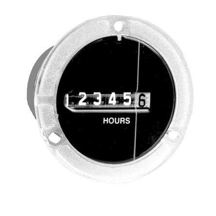 Trumeter 710 Hour Meter, 6 Digit Analogue, 60Hz, 115 V ac [710-0002]; 269-8518