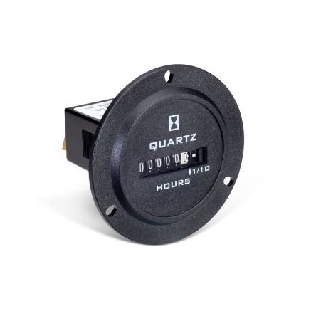 Trumeter 732 Hour Meter, 6 Digit Analogue, 10 → 80 V dc [732-0001]; 269-8526