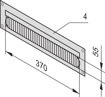 nVent SCHROFF Steel Cable Entry Panel for Use with Cabinet, 600 x 589 x 553mm [20118-797]; 269-8553
