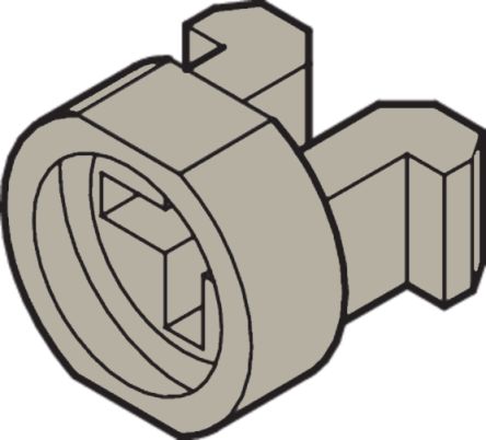 nVent SCHROFF Sleeve for Use with Front Panel, 5.9 x 3.3mm [21100-464]; 269-8557
