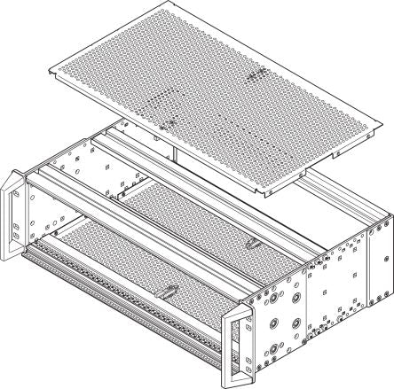 nVent SCHROFF Cover Plate, 235mm [24568-008]; 269-8580