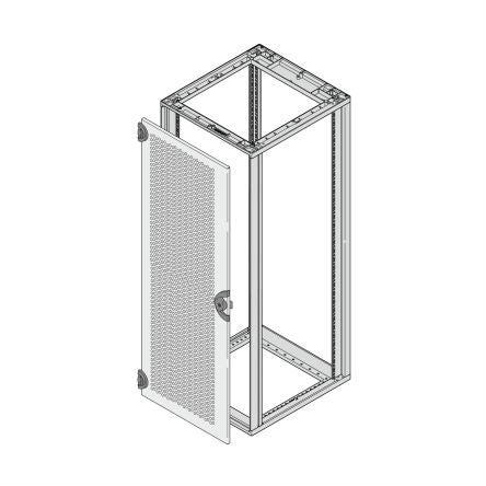 nVent SCHROFF Perforated Door, 20U, 910 x 553mm [25230-085]; 269-8591