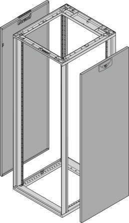 nVent SCHROFF Side Panel, 38U, 1687x 1000mm [25230-110]; 269-8594