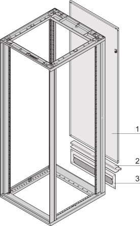 nVent SCHROFF Rear Panel, 25U, 553 x 1133mm [26230-439]; 269-8599
