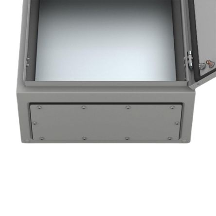 nVent HOFFMAN AF Series RAL 7035 Mild Steel Gland Plate, 142mm W [AF00SR5]; 269-8669