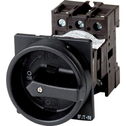 Eaton 3 Pole Flush Mount Isolator Switch - 23A Maximum Current, 13kW Power Rating, IP65 [098199 P1-25/V/SVB-SW/HI11]; 269-9750