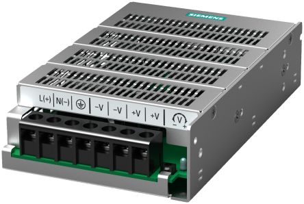 Siemens Switching Power Supply, 6EP1322-1LD01, 12V dc, 8.5A, 100W, 100 → 240V ac Input Voltage [6EP1322-1LD01]; 269-9765