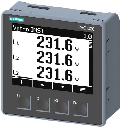 Siemens Graphical Display Energy Meter [7KM1020-0BA01-1DA0]; 269-9772