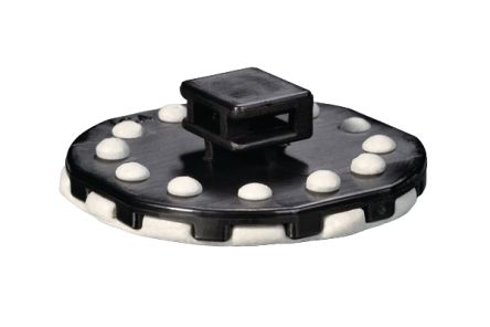 HellermannTyton Self Adhesive Black Cable Tie Mount 36 mm x 36mm, 4.8mm Max. Cable Tie Width [151-02255 PMB5-PA66HS-BK]; 269-9780