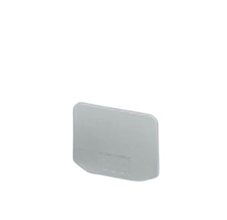 Phoenix Contact D-UVK 4 Series End Cover for Use with DIN Rail Terminal Blocks [1922022]; 270-0300