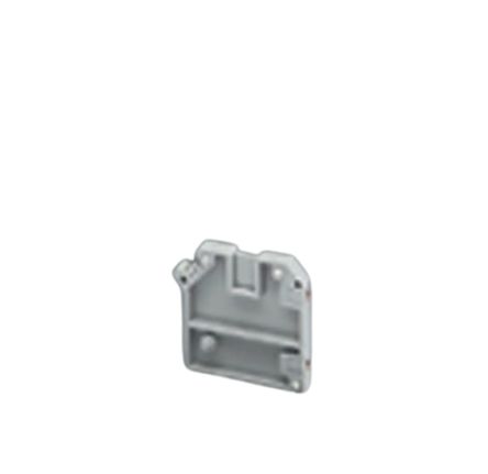Phoenix Contact D-UK 3-MSTB-5.08-F Series End Cover for Use with DIN Rail Terminal Blocks [3002322]; 270-0402