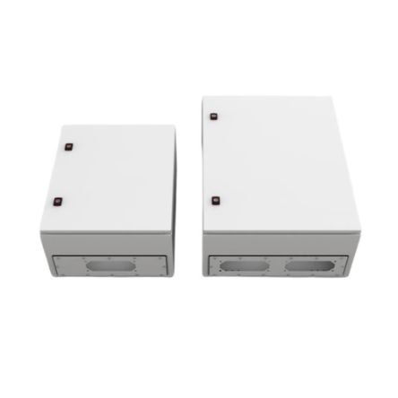 nVent HOFFMAN AF Series RAL 7035 Mild Steel Gland Plate, 342mm W, 2mm L for Use with Enclosures [AFA02R5]; 270-1069