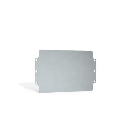 nVent HOFFMAN GMP Series Galvanised Steel Mounting Plate, 220mm W, 120mm L for Use with Enclosures [GMP1222E]; 270-1439