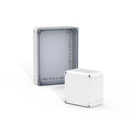 nVent HOFFMAN OPCP Series Polycarbonate Terminal Box, IP66, IP67, Viewing Window, 200 mm x 300 mm x 132mm [OPCP203013TE]; 270-1513