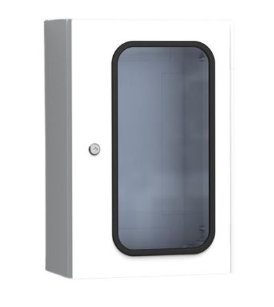 nVent HOFFMAN UCPT Series Fibreglass Reinforced Polyester Wall Box, IP66, Viewing Window, 515 mm x 415 mm x 230mm [UCPT540]; 270-1582