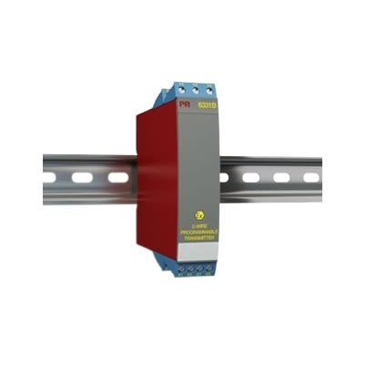 PR Electronics 6300 Temperature Transmitter Linear Resistance, RTD, Thermocouple Input, 7.2 → 30 V dc [6331B2A]; 270-1736