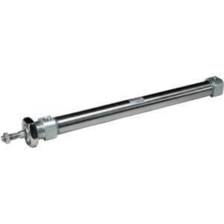 SMC Double Acting Cylinder - Cylinder Series C85, 25mm Bore, 125mm Stroke, C85 Series, Double Acting [CD85KN25-125-B]; 270-2746